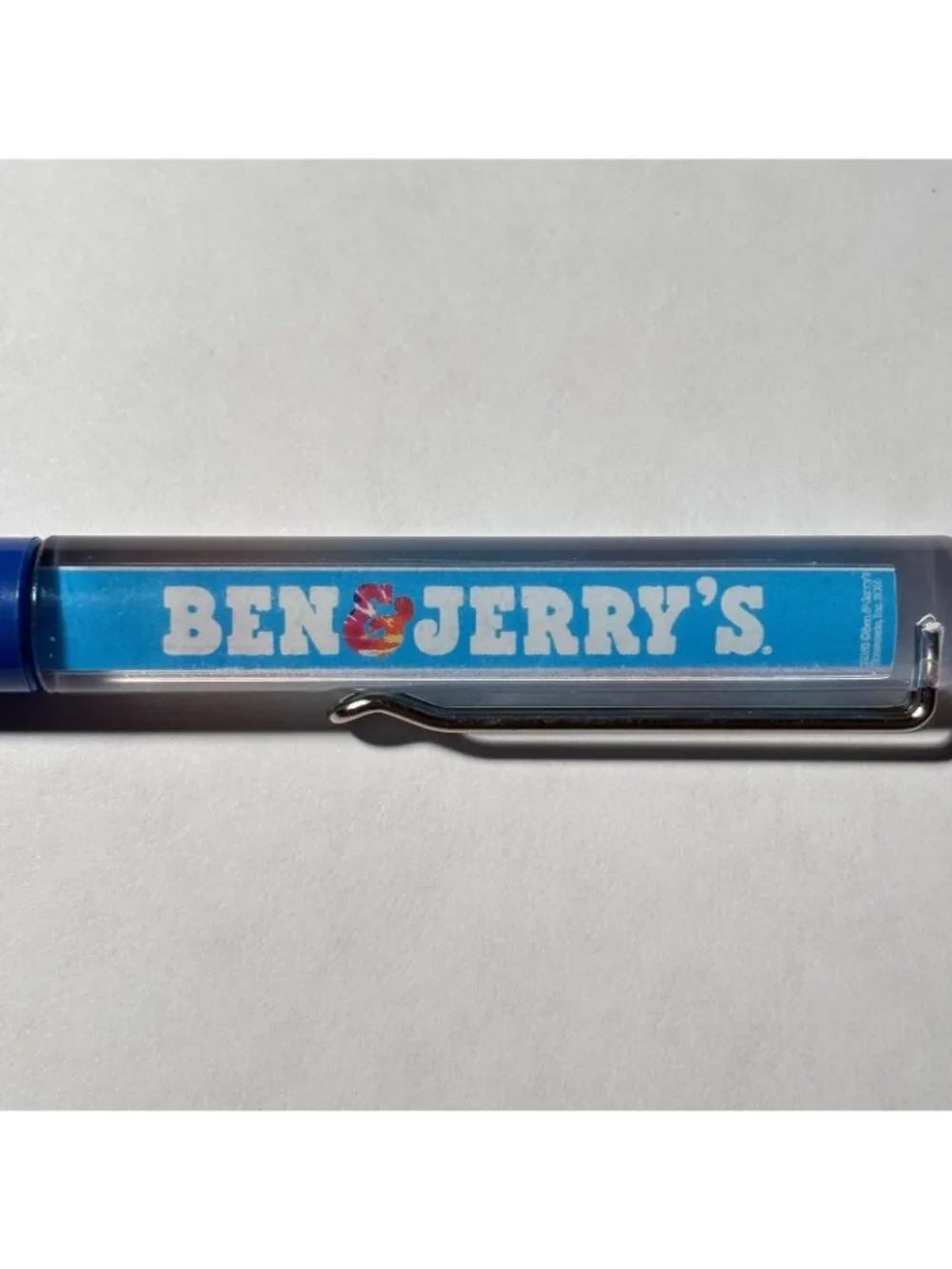 Ben & Jerry's Ice Cream Cone Floaty Pen Souvenir Advertising Promo Sprinkles
